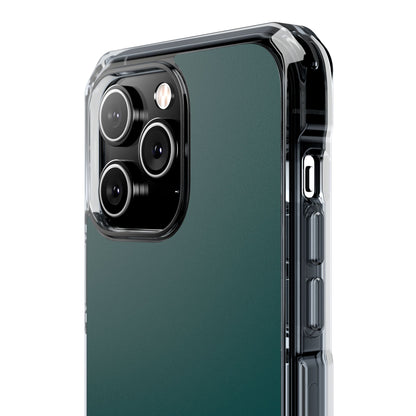 Deep Jungle Green - Clear Impact Case for iPhone