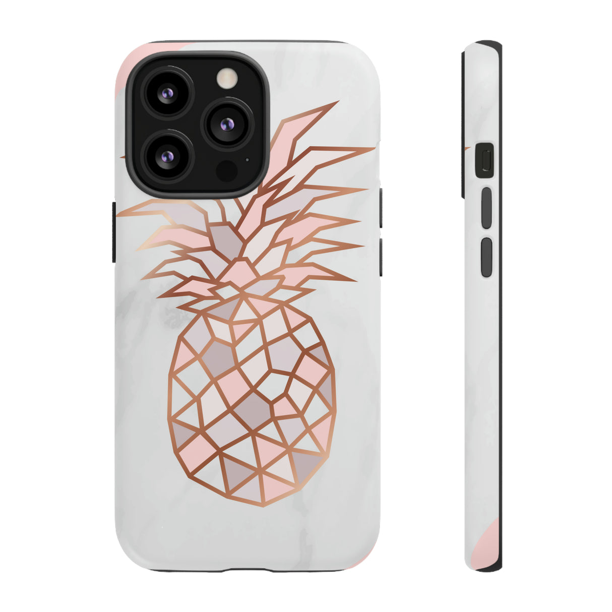 Ananas Roségold - Schutzhülle fürs Handy