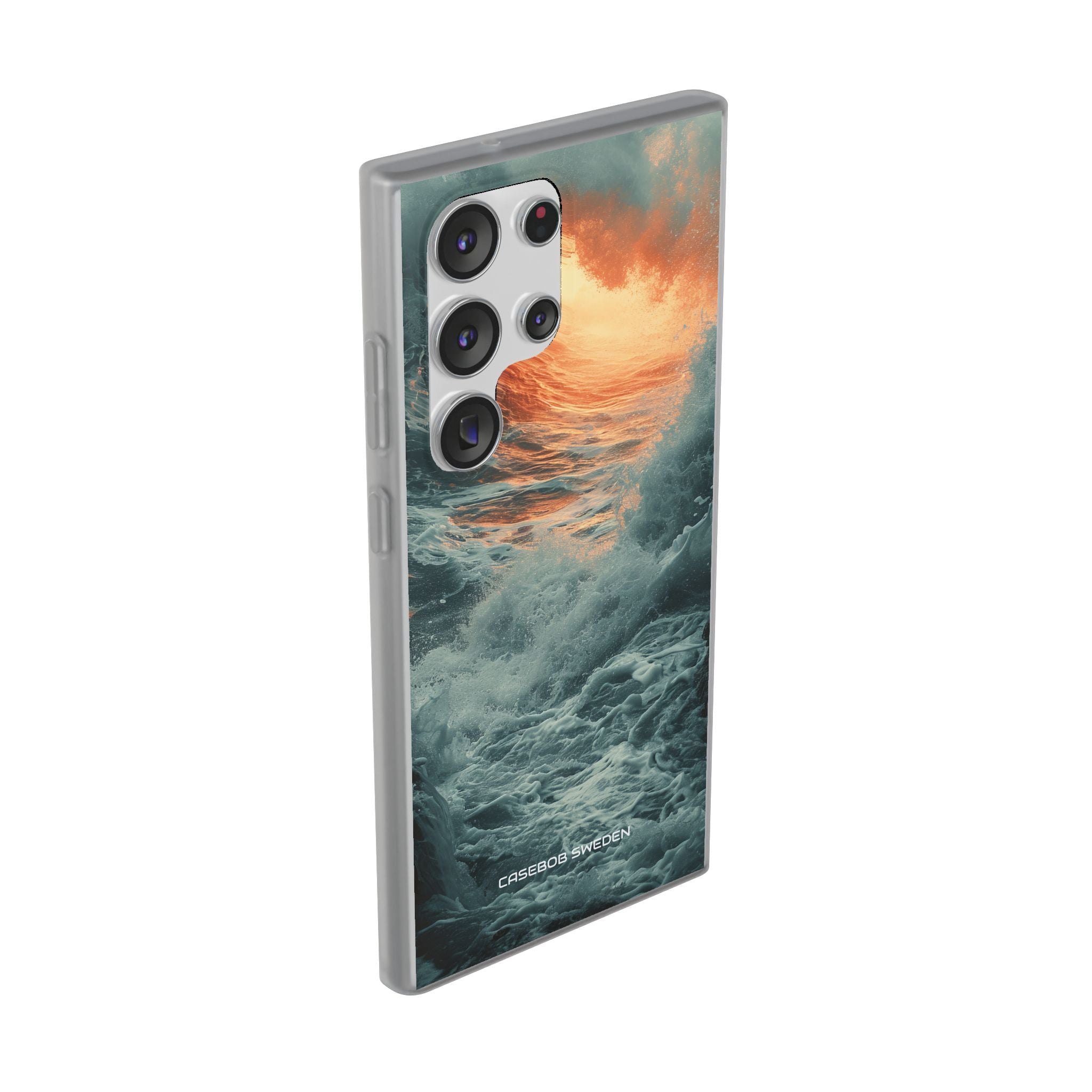 Fiery Wave Power - Flexi Samsung S23 Phone Case