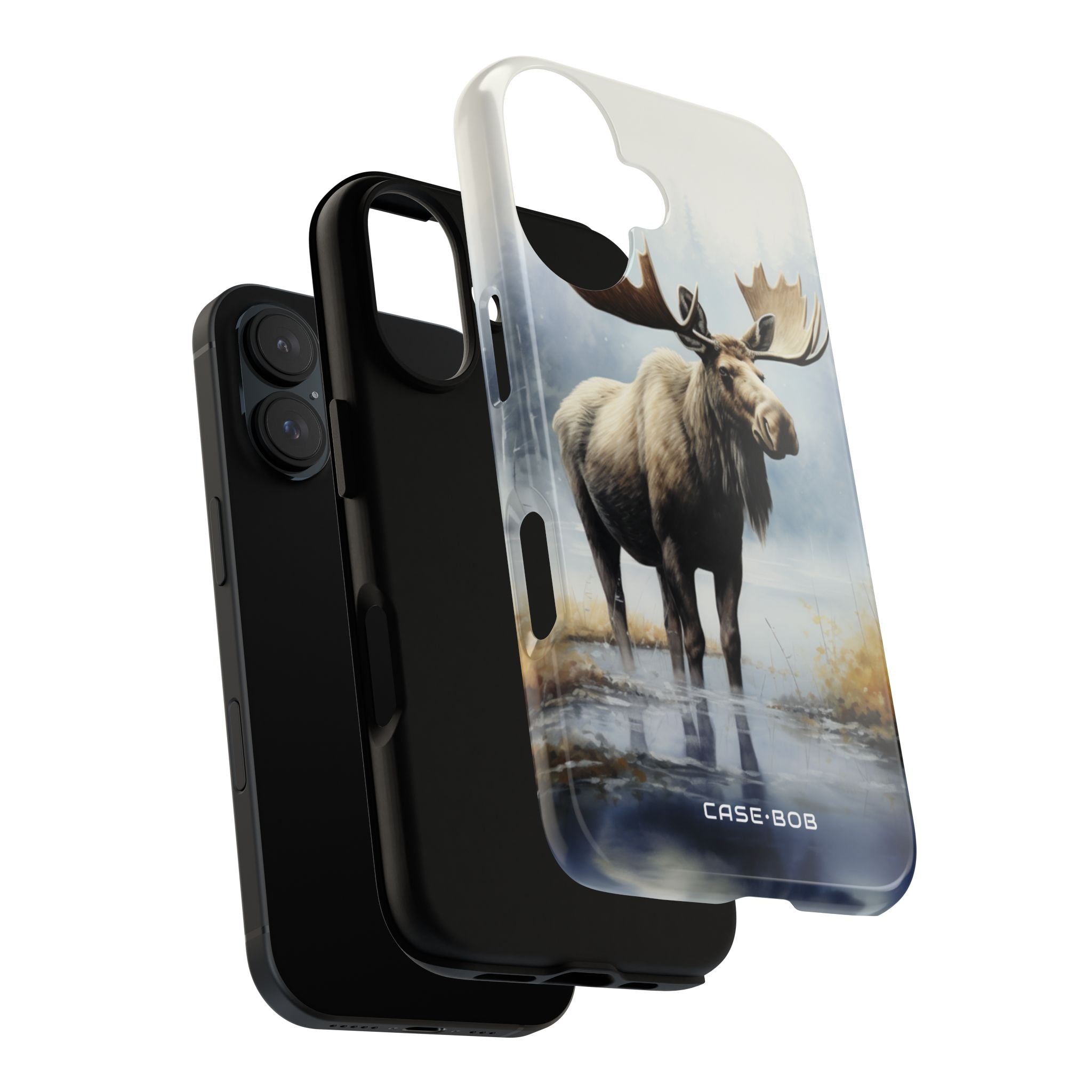 Moose Reflection iPhone 16 Plus Case - Tough