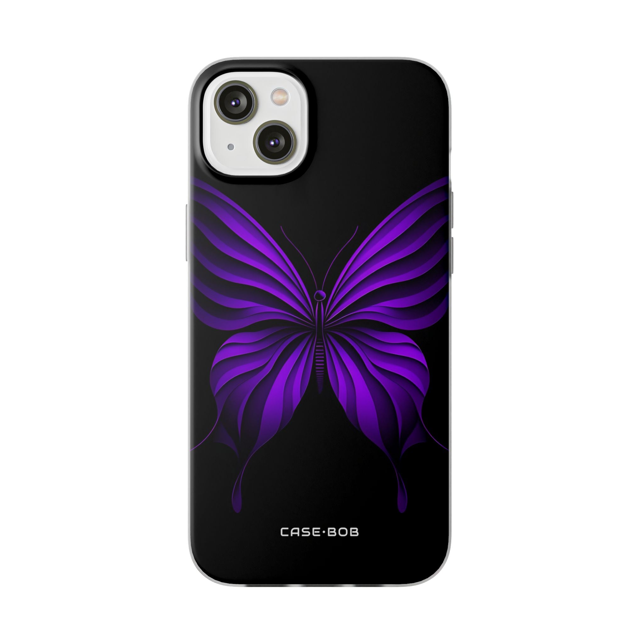 Violet Monarch iPhone 14 Plus Case - Soft