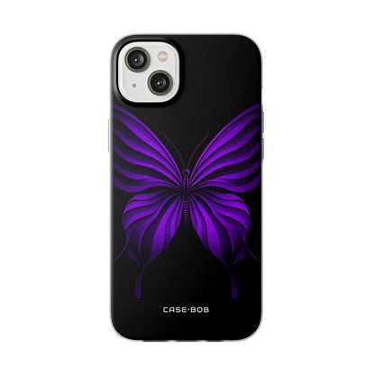 Violet Monarch iPhone 14 Plus Case - Soft