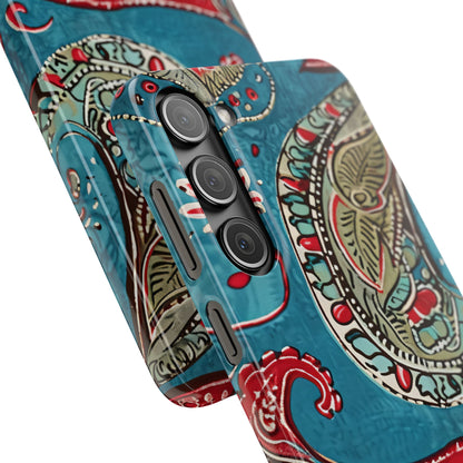 Vintage Paisley Elegance Samsung S23 - Schlanke Handyhülle