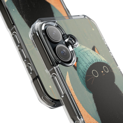 Cat Sits Dreaming iPhone Case - Impact