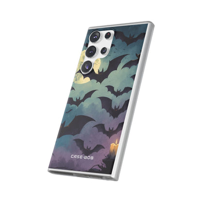 Glowing Bat Swarm Samsung S23 Ultra Case - Soft