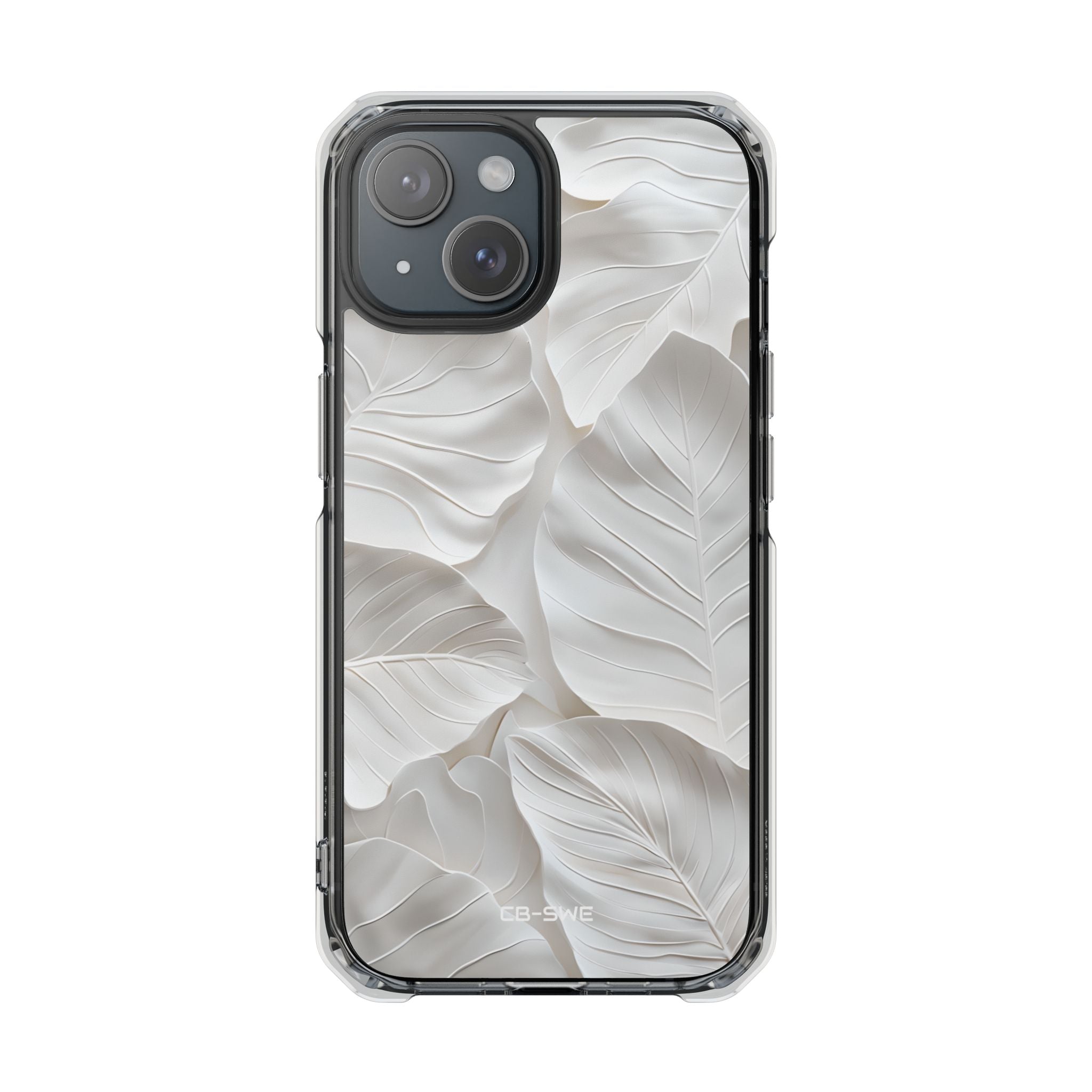 Elegant Leaf Relief iPhone Case - Impact
