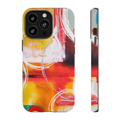 Abstract Yellow - Protective Phone Case