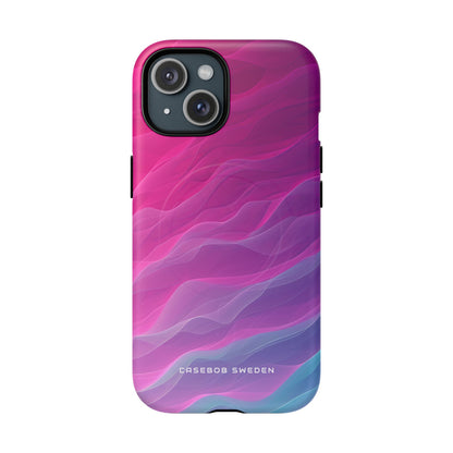 Gradient Oceanflow Waves iPhone 15 | Tough+ Phone Case