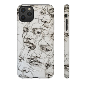 Ethereal Faces | Protective Phone Case for iPhone