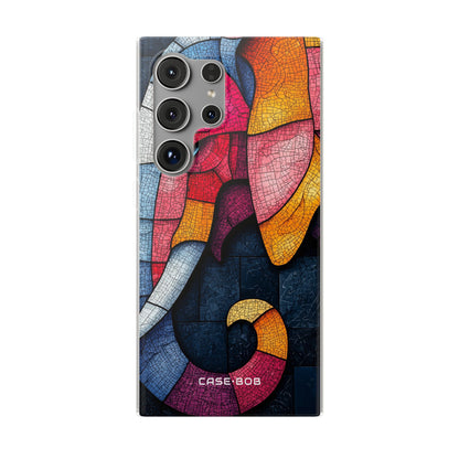Elephant Mosaic Samsung S24 Ultra Case - Soft