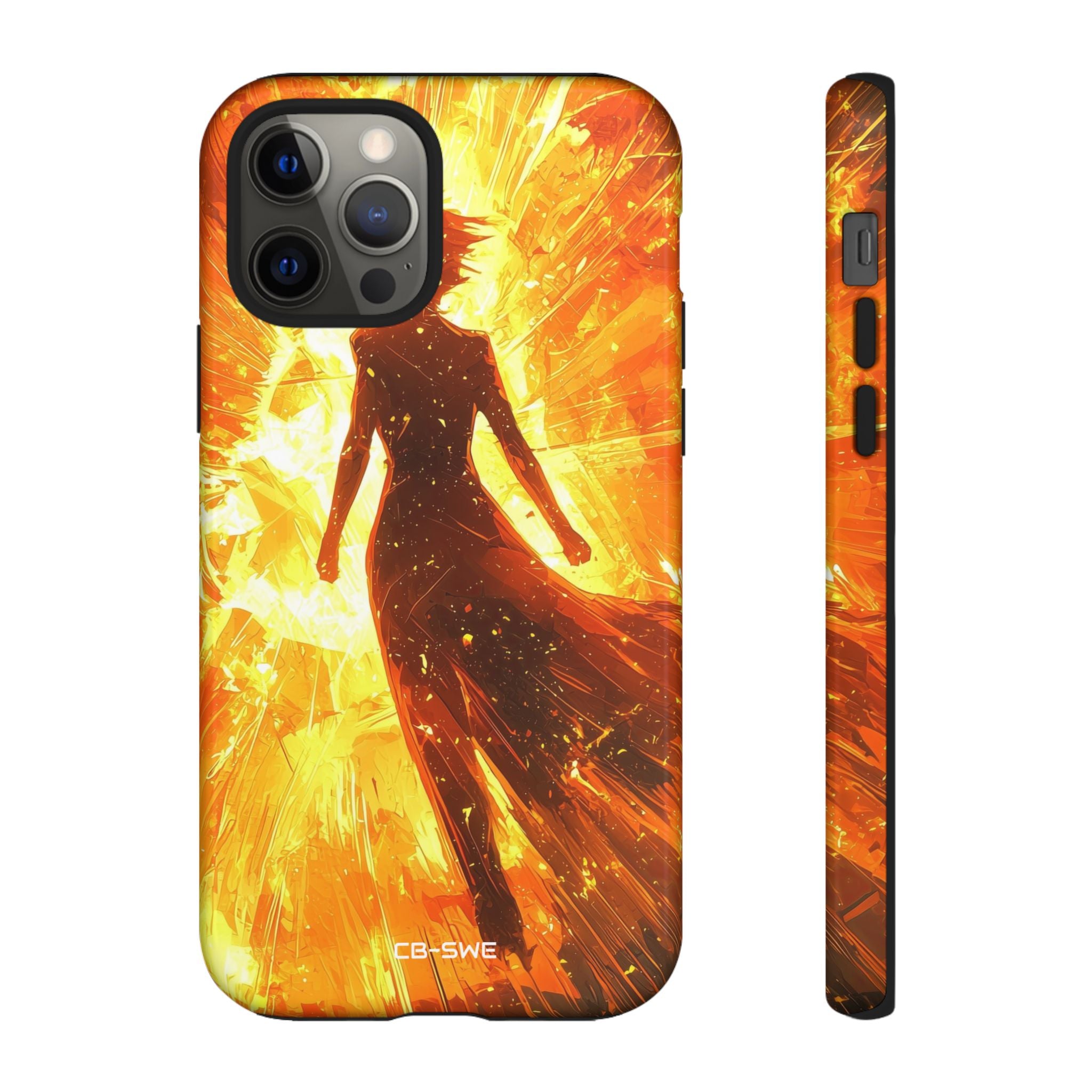 Fiery Energy Erupts - iPhone Case