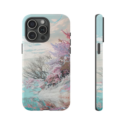 Winter Lake Weave Bliss - Protective Phone Case