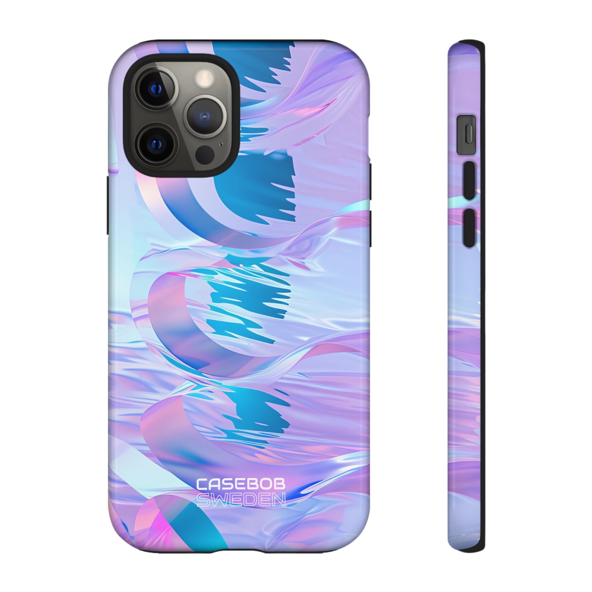 Iridescent Flowing Waves iPhone 12 - Tough