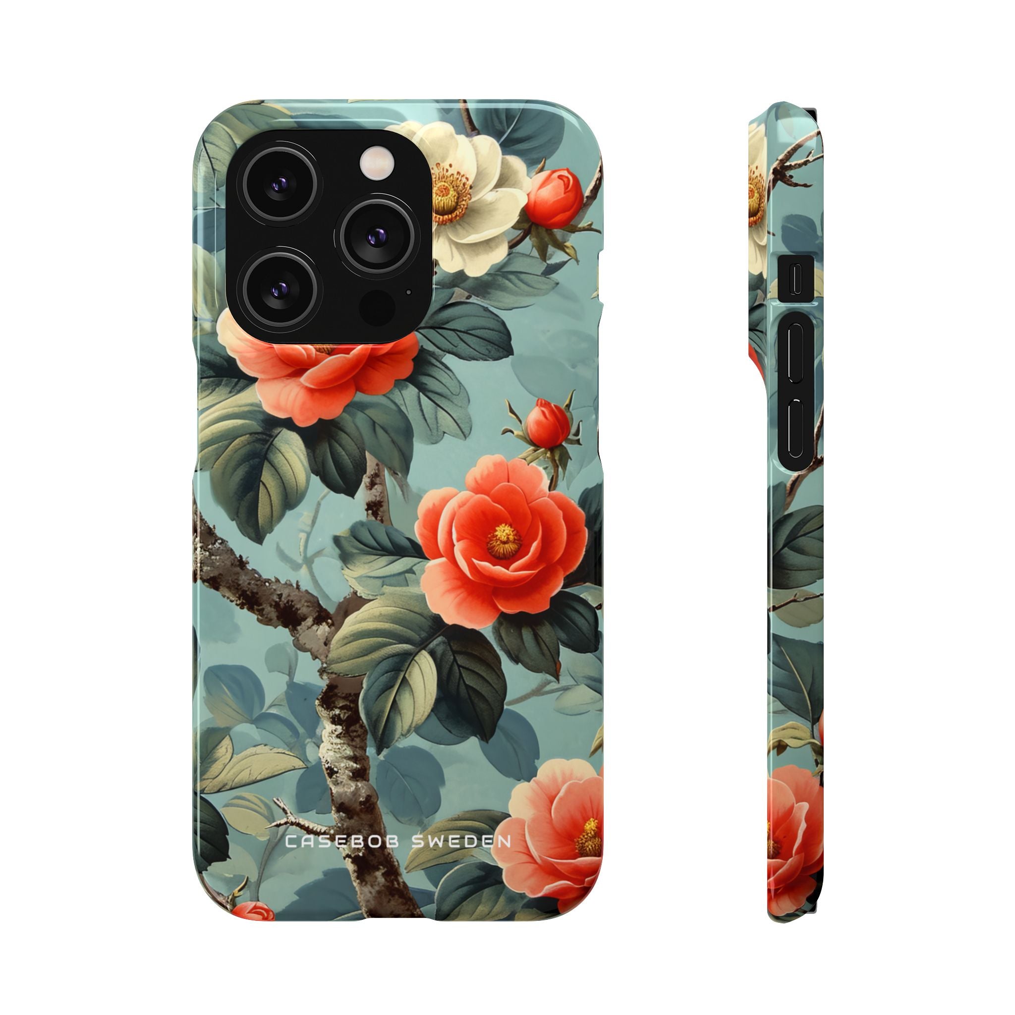 Vintage Floral Romance iPhone 14 - Slim Phone Case