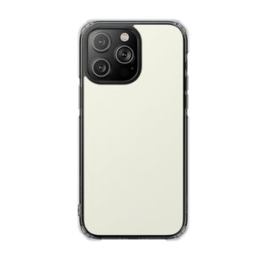 Ivory Color | Phone Case for iPhone (Clear Impact Case - Magnetic)