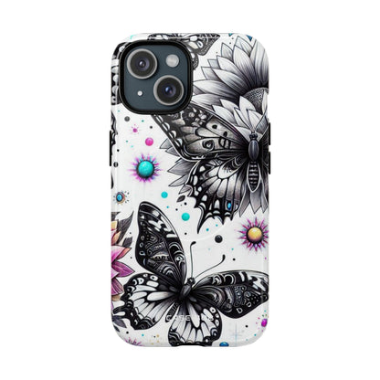 Butterfly Bloom iPhone 15 Case - Tough+