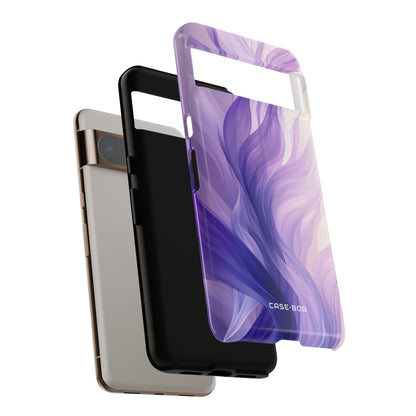 Purple Ribbon Waves Google Pixel 8 Pro Case - Tough