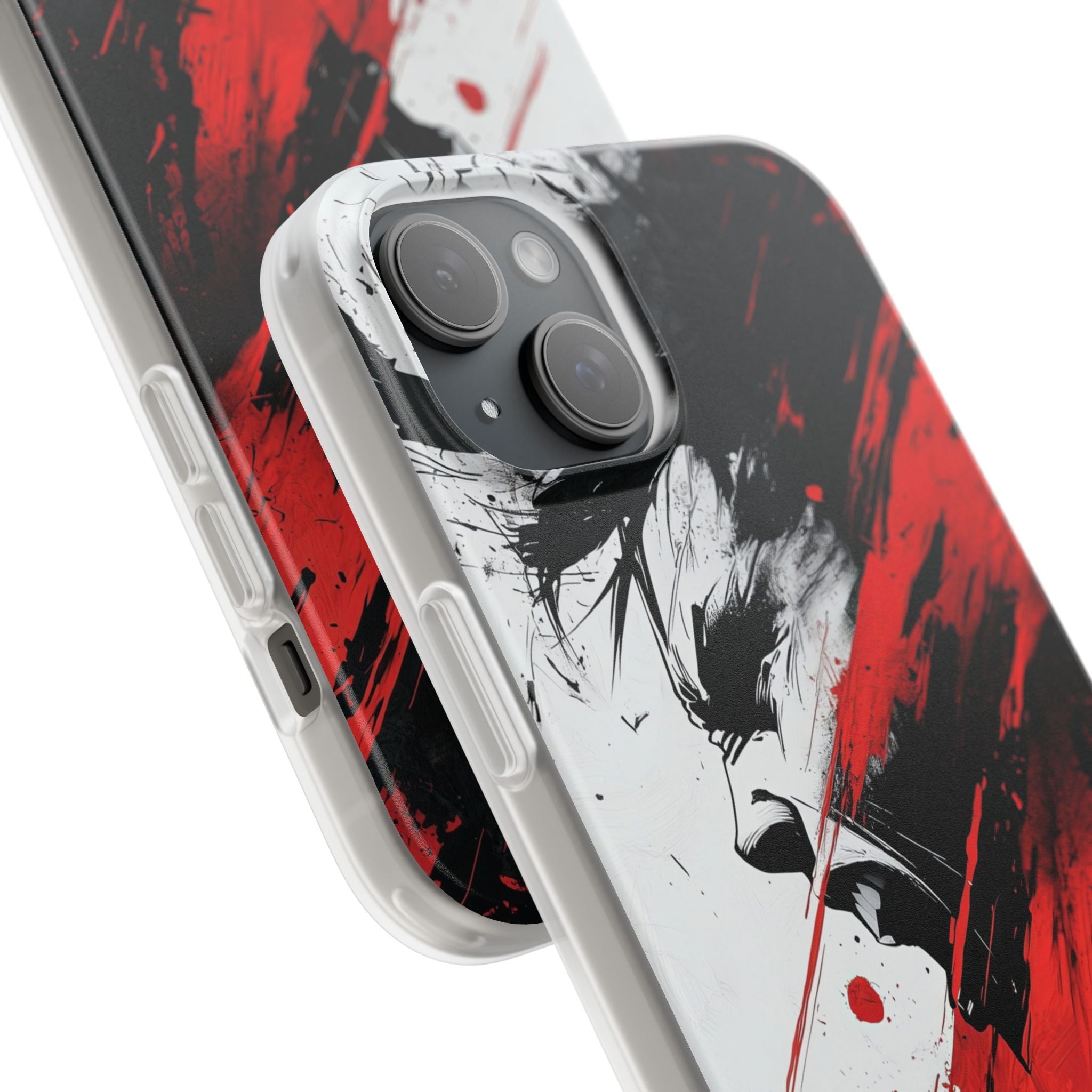 Yelling Profile Burst iPhone 15 Plus Case - Soft