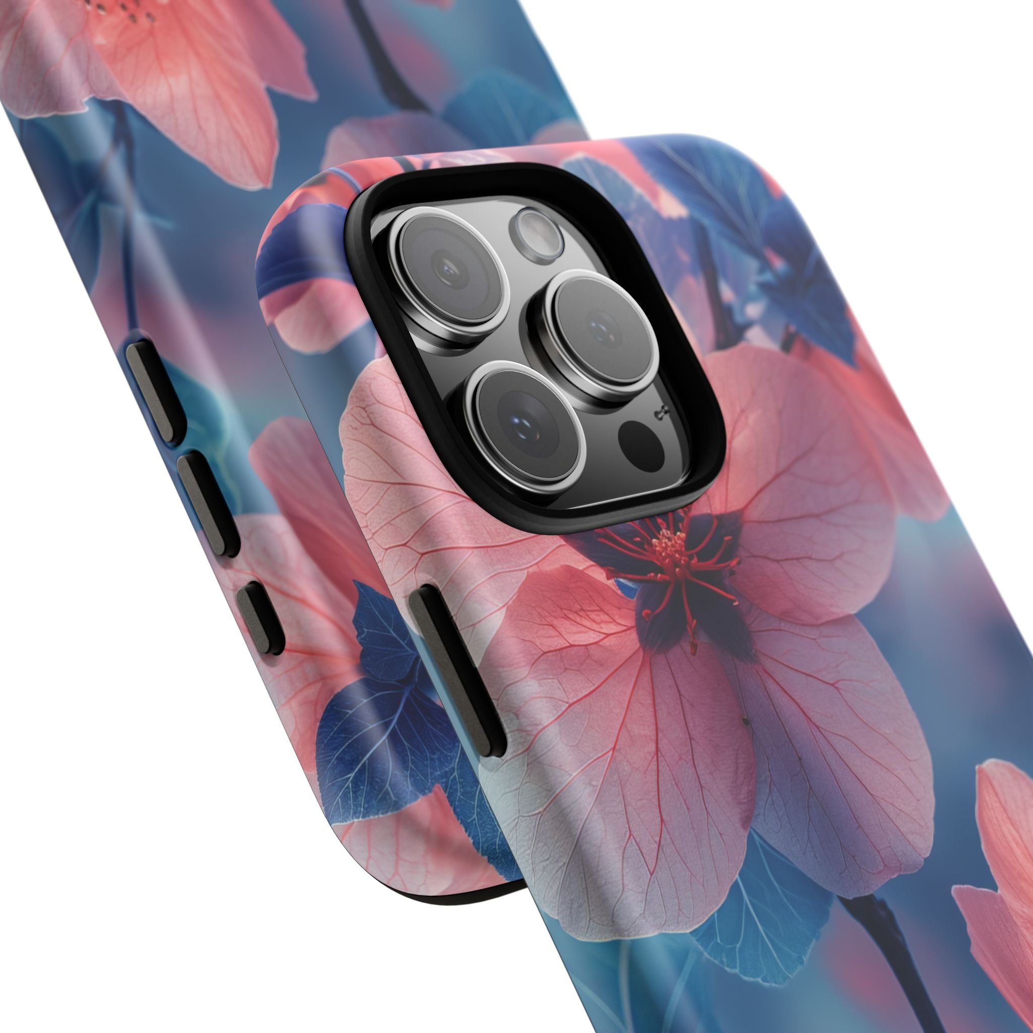 Ethereal Floral Harmony iPhone 16 - Tough Phone Case