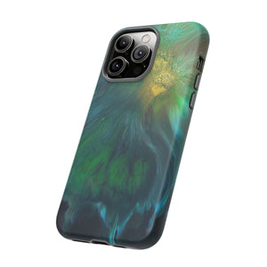 Beryll Green Ink Art iPhone Case (Protective) Phone Case