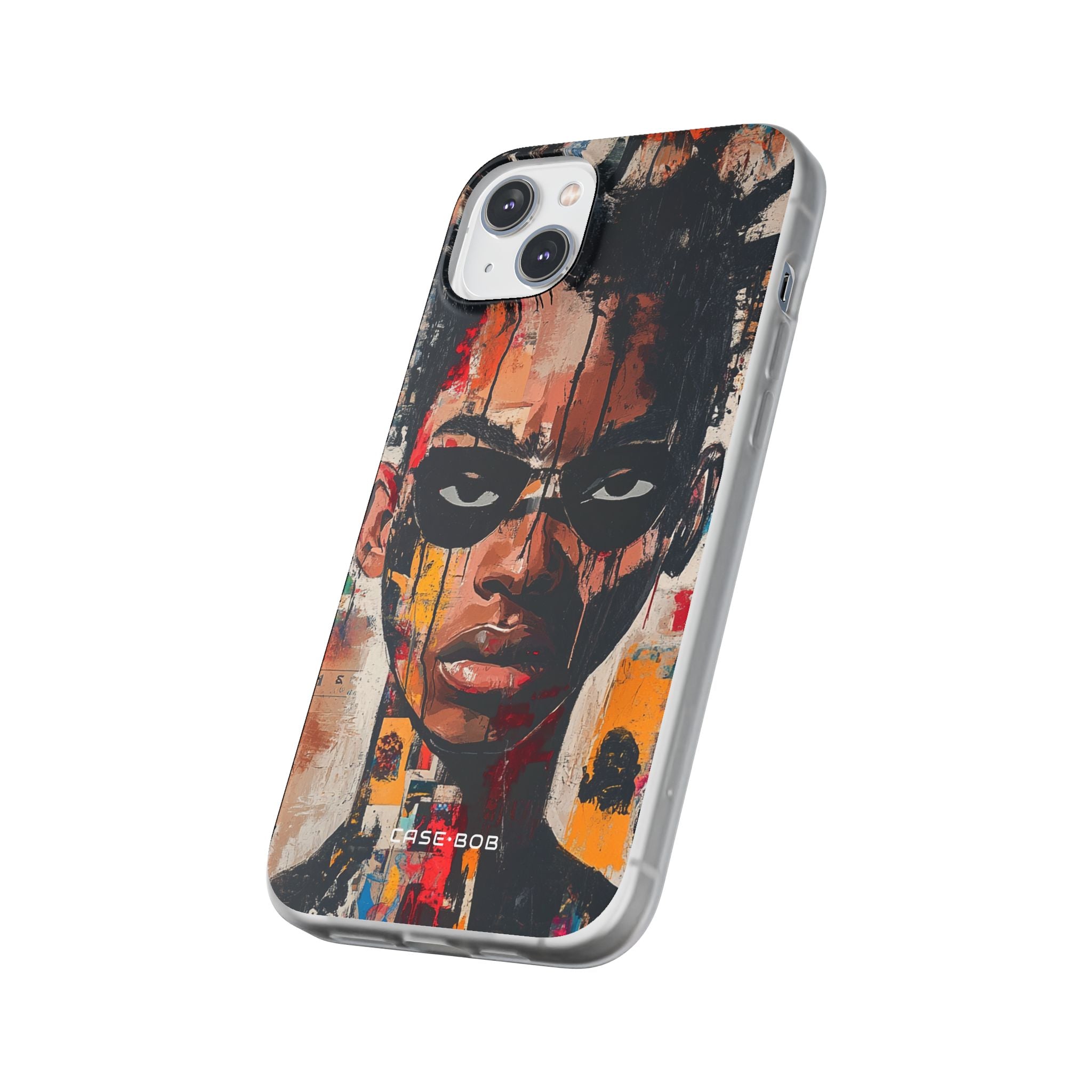 Masked Portrait Drips iPhone 14 Plus Case - Soft