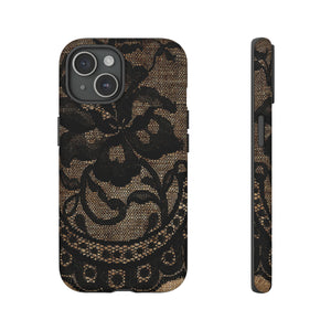 Broomrose Gothic Flower - Protective Phone Case