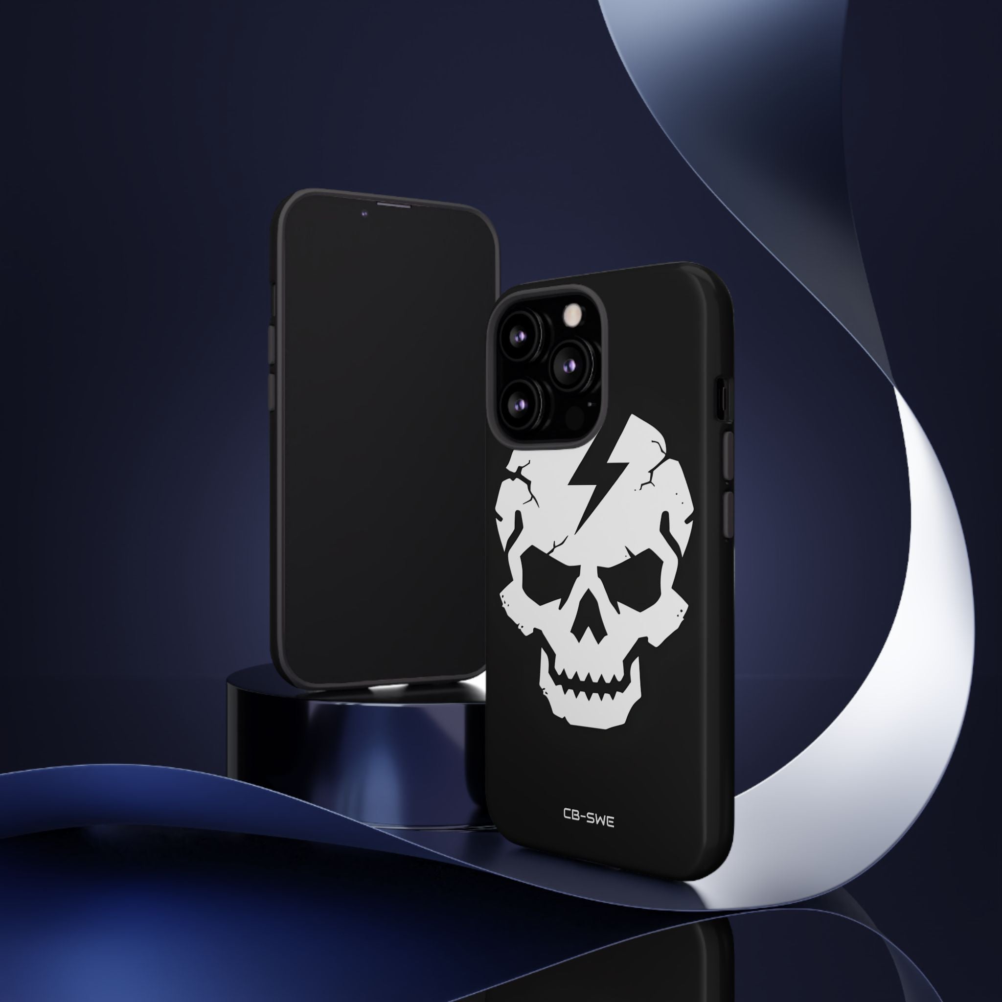Cracked Skull Drama - iPhone Case