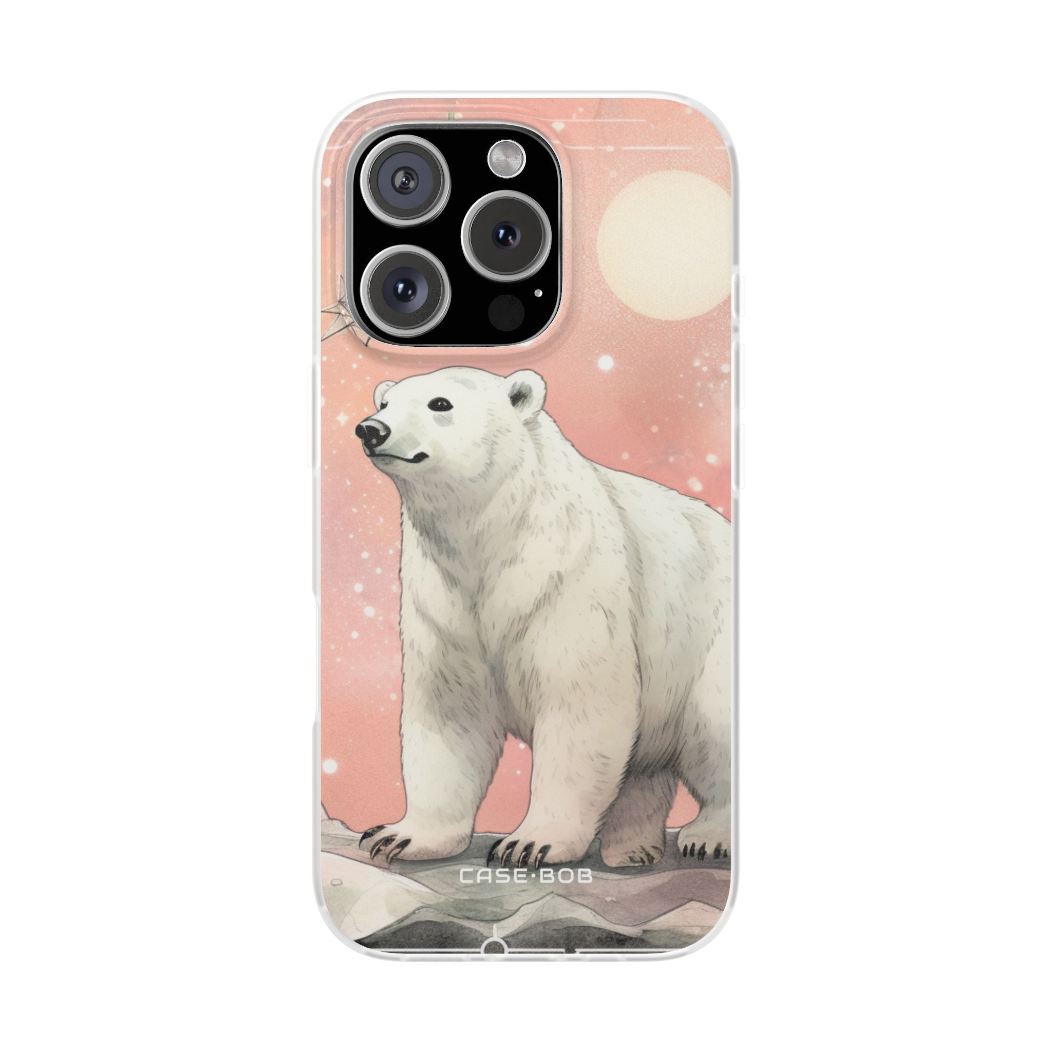 Polar Bear Dream iPhone 16 Pro Case - Soft