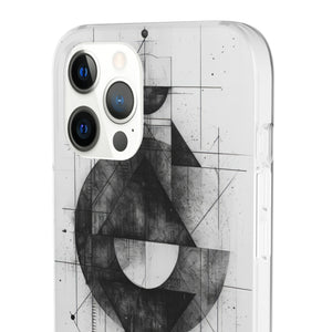 Monochrome Geometry | Flexible Phone Case for iPhone