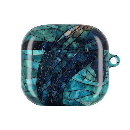 Blue Whale Mosaic - AirPods Case