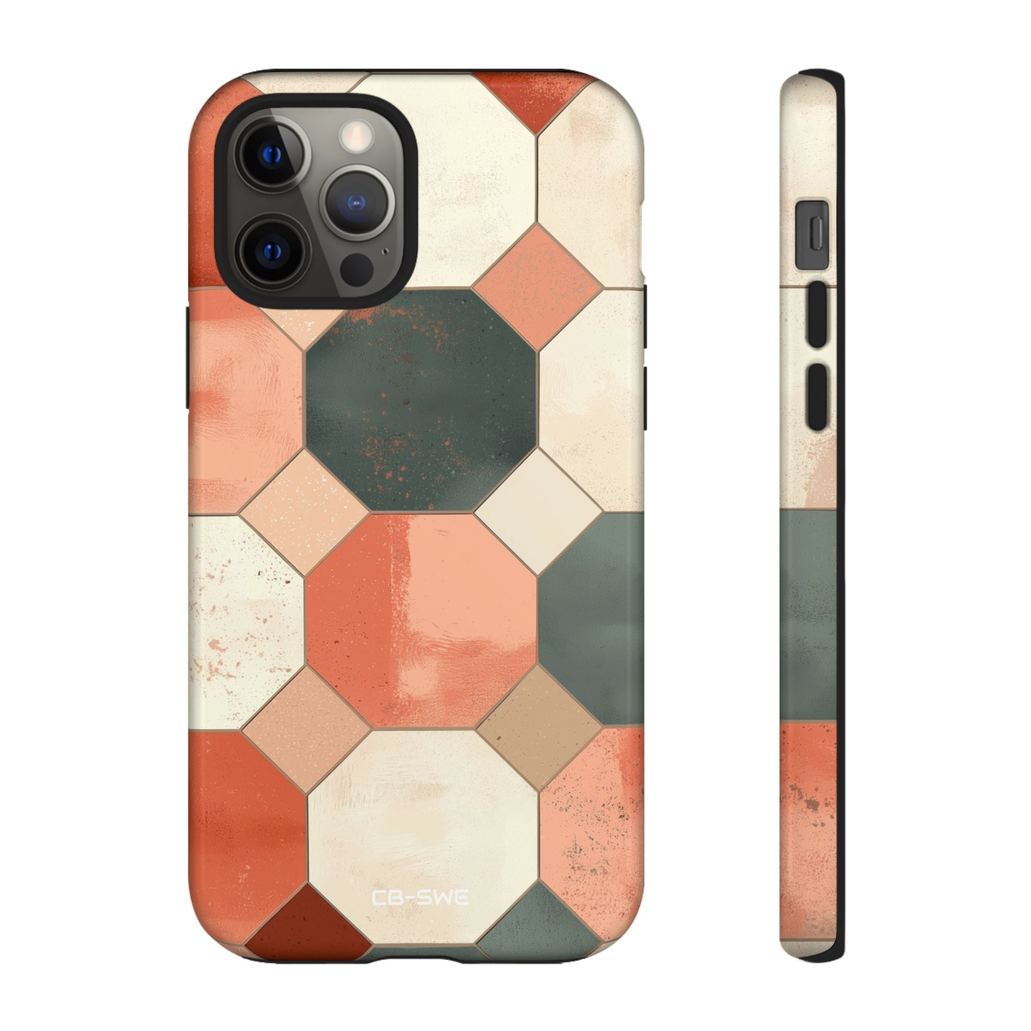 Terracotta Tiles Interlock - iPhone Case