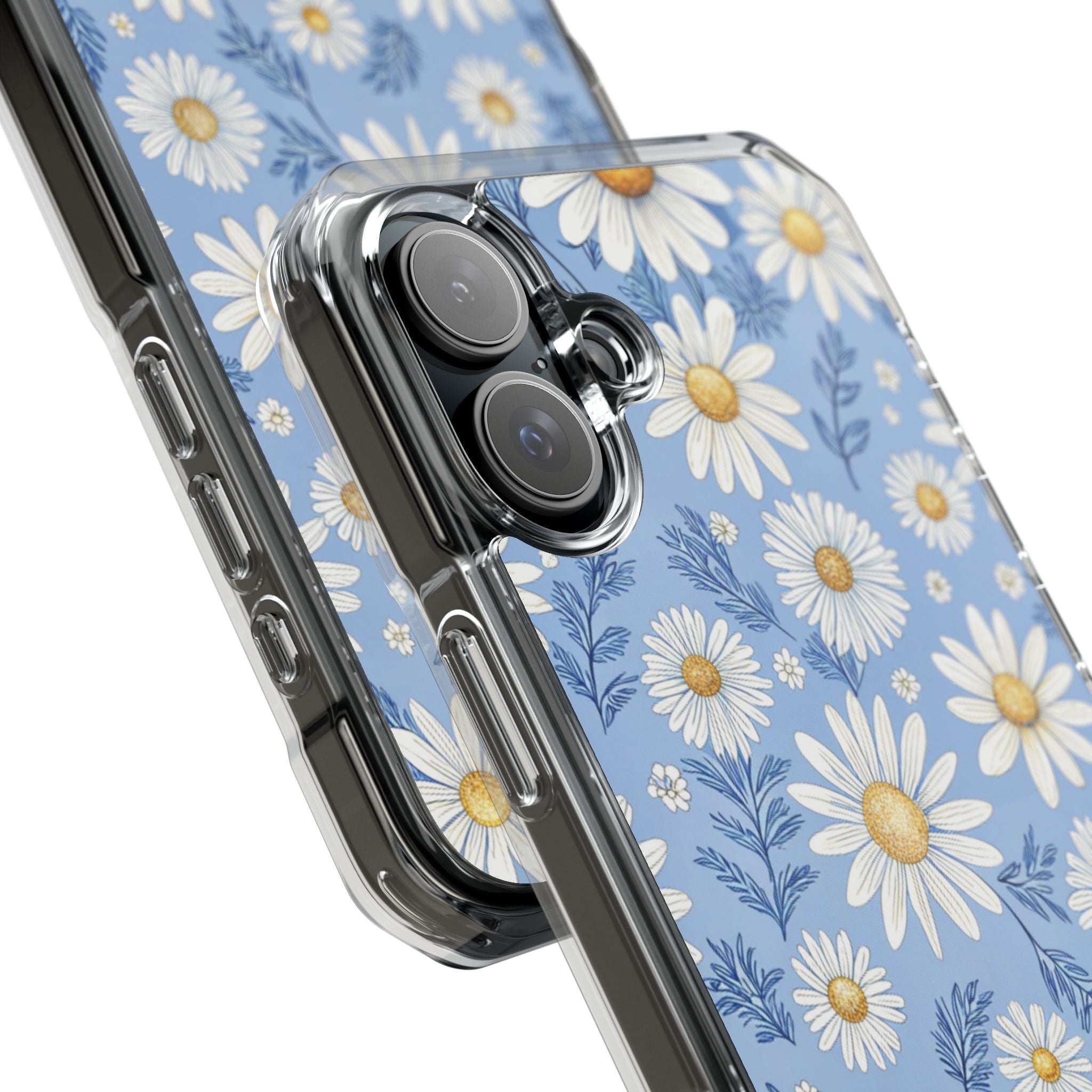 Daisies On Blue iPhone Case - Impact