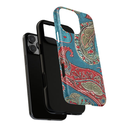 Vintage Paisley Elegance iPhone 16 - Tough Phone Case