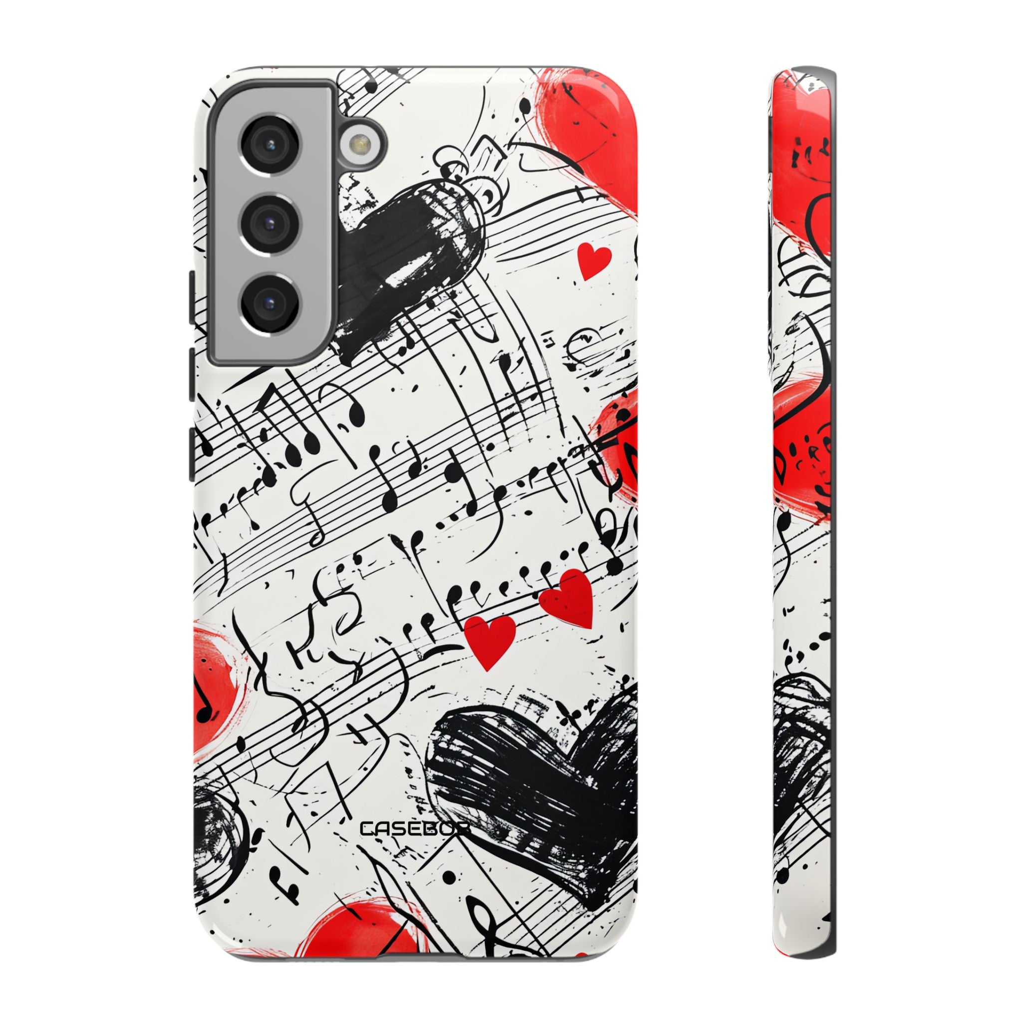 Melodic Love Notes - Protective Pixel Case - Protective Phone Case