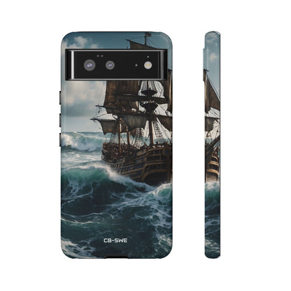 Ship Faces Waves - Google Pixel Case