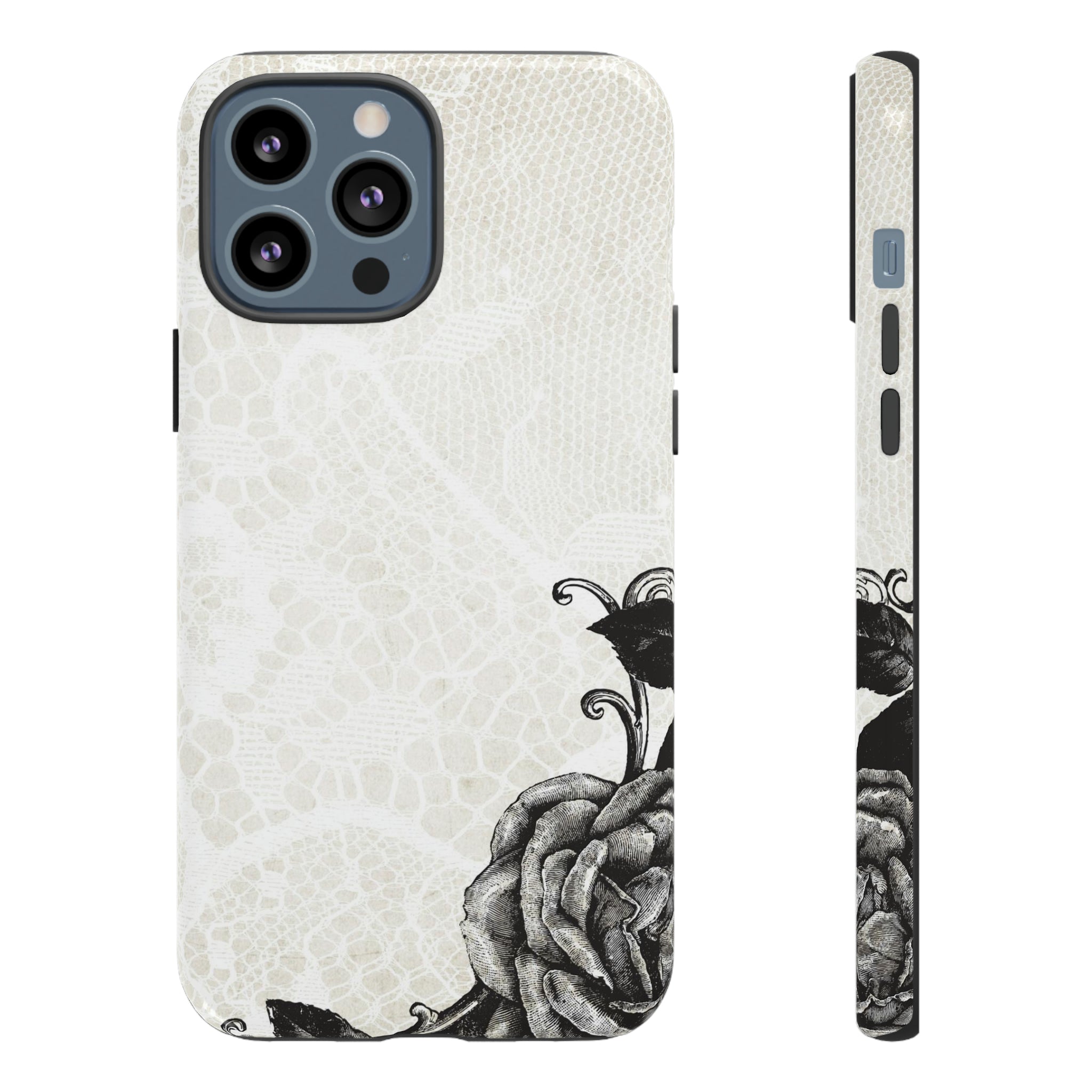 Rosett Gothic Flower - Protective Phone Case