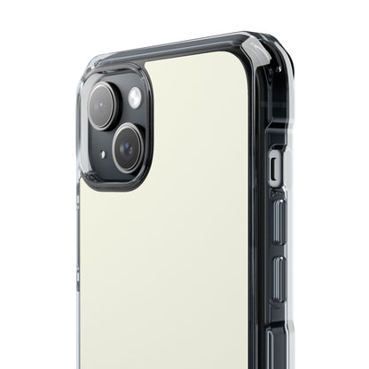 Ivory White - Clear Impact iPhone 15 Phone Case