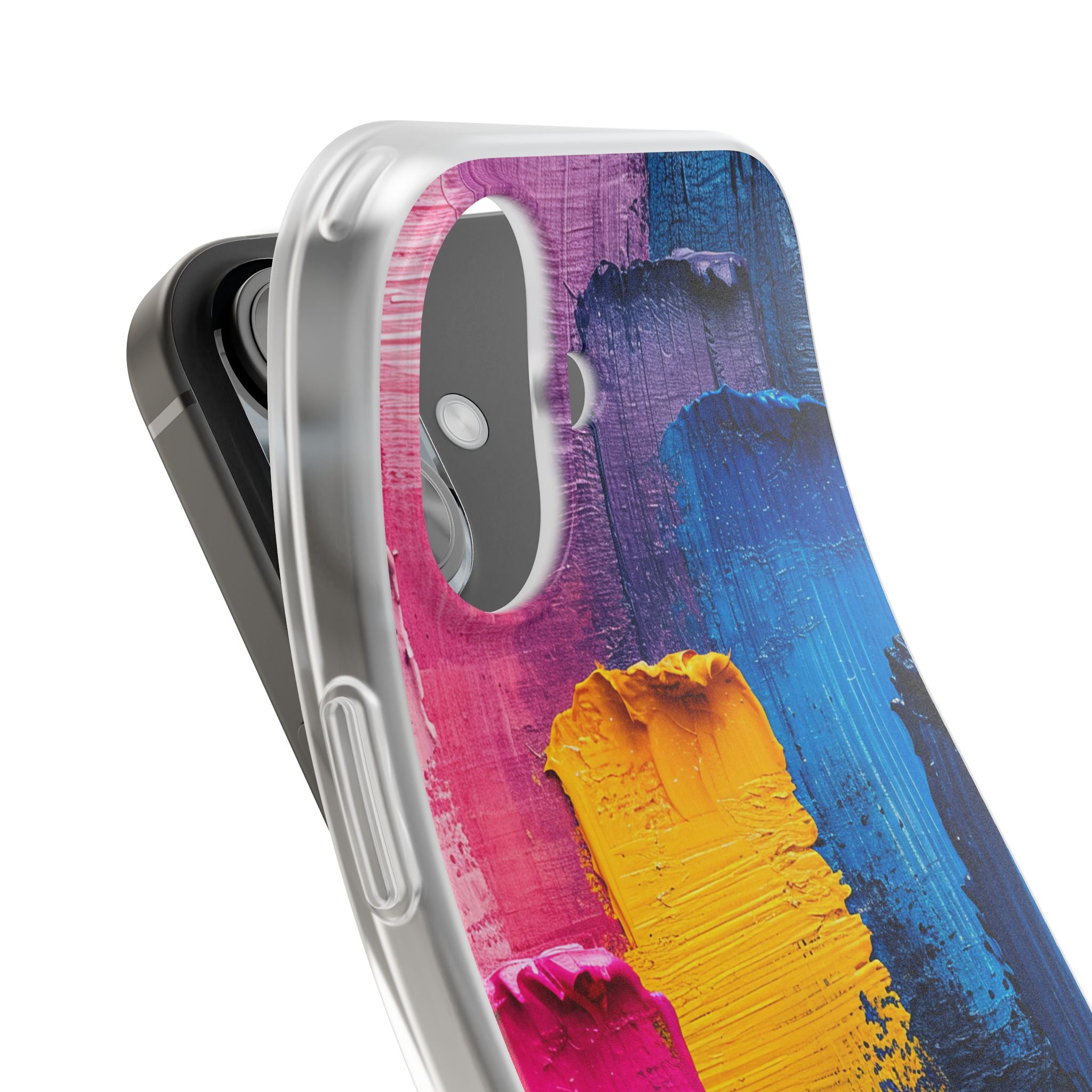 Bold Abstract Texture - Flexi iPhone 16 Phone Case