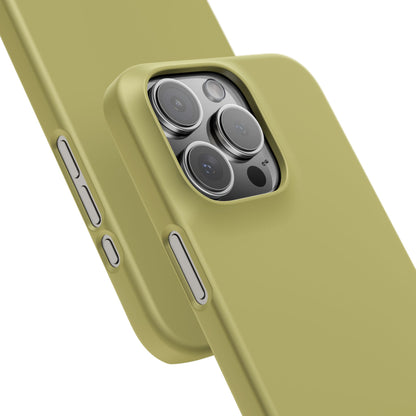 Dark Khaki iPhone 16 - Slim Phone Case