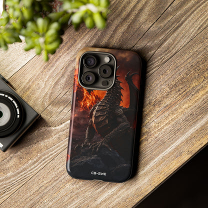 Fiery Dragon Soars - iPhone Case