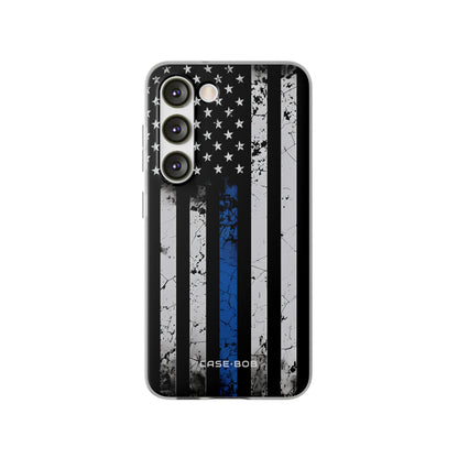 Blue Stripe Flag Samsung S23 Case - Soft