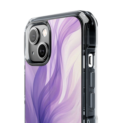 Purple Ribbon Waves iPhone 14 Case - Impact