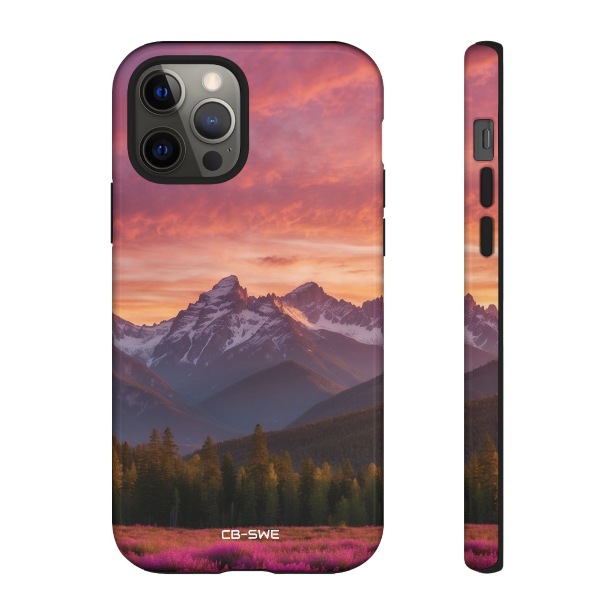 Mountain Peaks Glow - iPhone Case