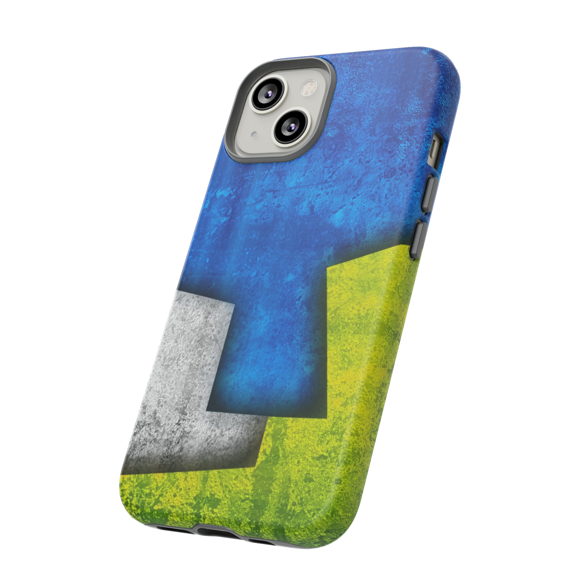 Blue Abstract Art - Protective Phone Case