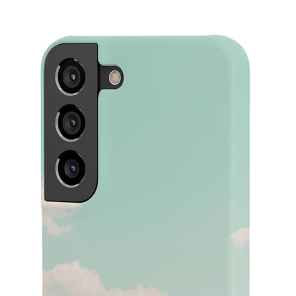 Vintage Turquoise Cars - Slim Samsung S22 Phone Case