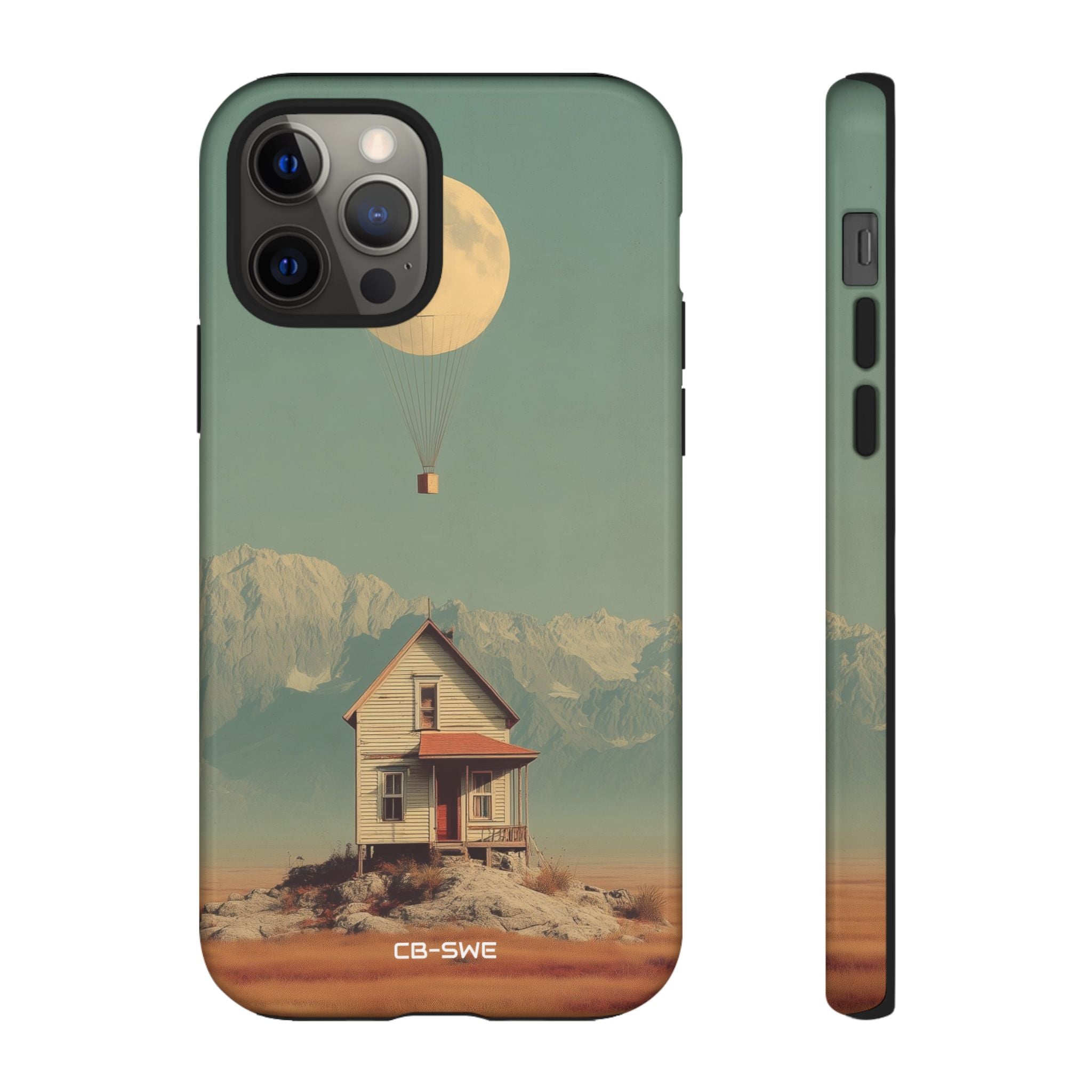 Moon Hovers Low - iPhone Case
