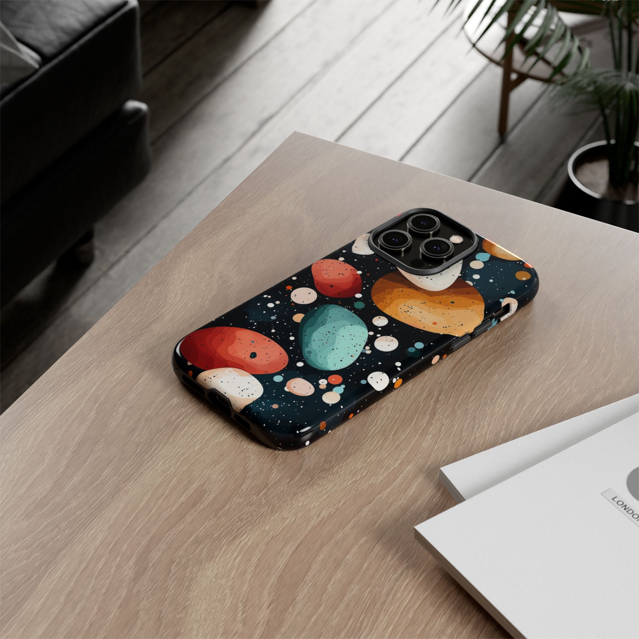 Colorful Stones Dance - iPhone Case