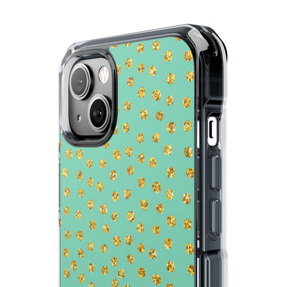 Golden Dots Dance iPhone Case - Impact