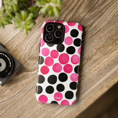 Pulsing Circles Illusion - iPhone Case