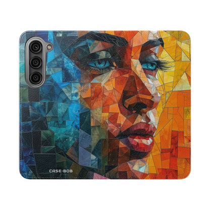 Mosaic Gaze Blue - Samsung S23 Cover - Pung
